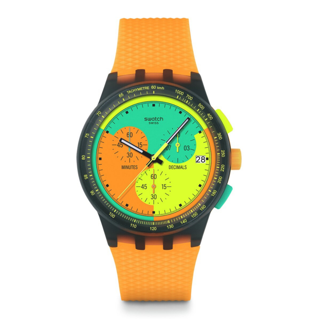 Swatch นาฬิกาผู้ชาย SWATCH NEON SIGNAL FLAG รุ่น SUSB422
