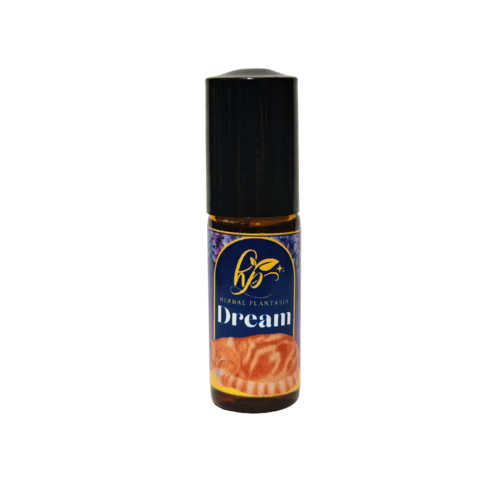 พิมเสนน้ำหอมระเหย Herbal Plantasia กลิ่น Dream ช่วยผ่อนคลาย ให้หลับลึก หลับสนิท 5 ml