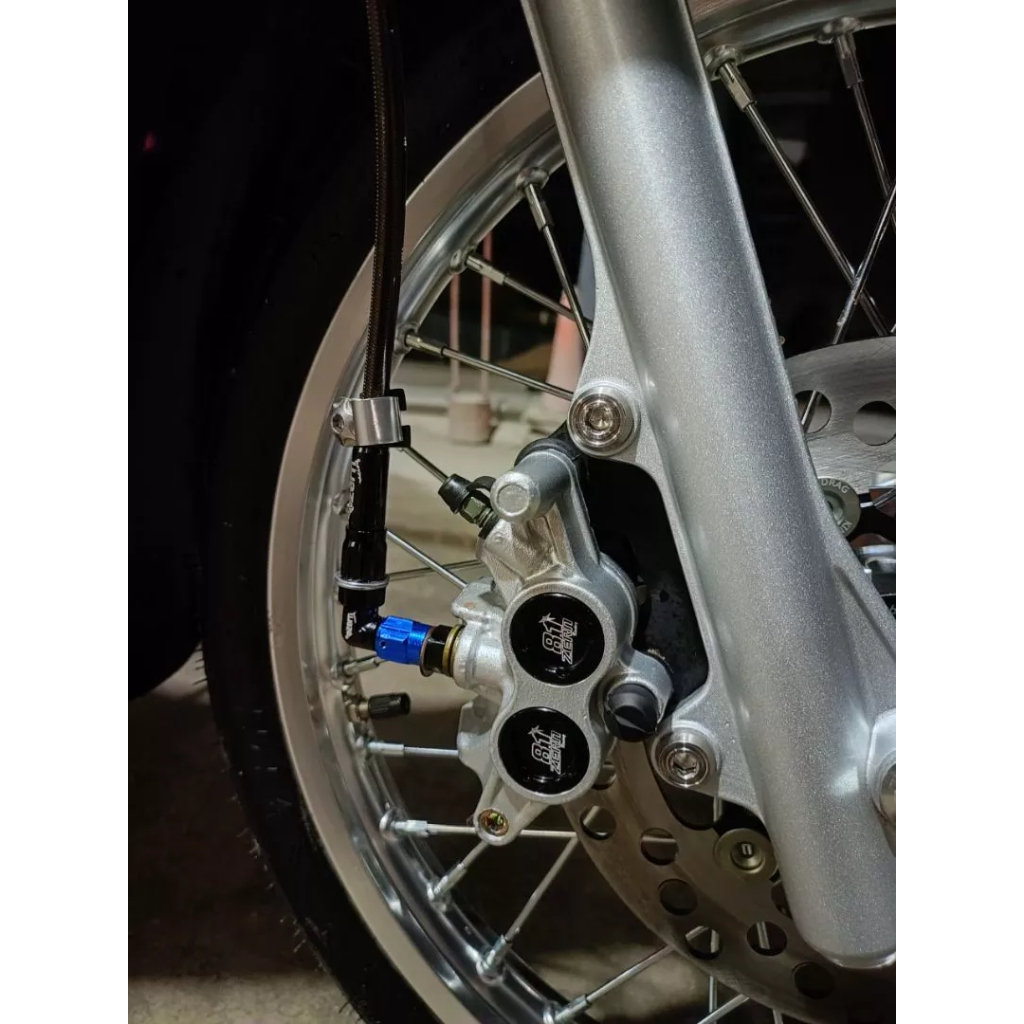 ปั๊ม81ZERN 2พอท เงินหมุดดำ + จานZERNจูปิเตอร์ ดำหมุดเทา + สายเบรคเซิน ดำตัดดำ หัวฟันเฟือง WAVE110i / WAVE125ปลาวาฬ / DRE - รูปที่ 7