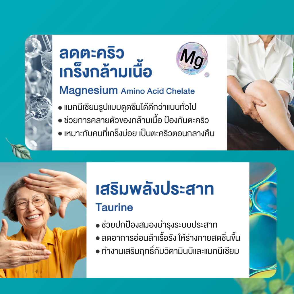 Nuriv Neuriber  นูรีฟ นูริเบอร์  วิตามินบรรเทามือเท้าชา เหน็บชา ตะคริว นิ้วล็อค ปลายประสาทอักเสบ 30 แคปซูล thumbnail 5
