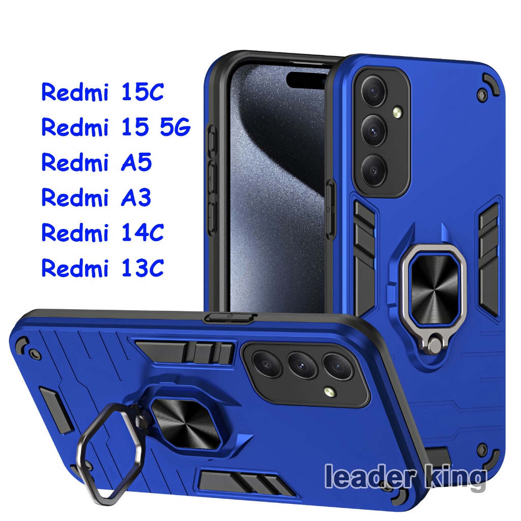 เคส หมุน ตั้งได้ สำหรับ Redmi /Xiaomi Mi15TPro Mi15T 15C Redmi 15 Redmi A5/A3 Redmi 14C Redmi 13C พร