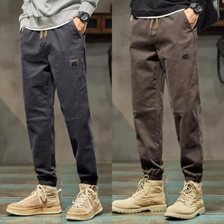พร้อมส่งจากไทย✨กางเกงขายาวชาย กางเกงคาร์โก้ กางเกงลำลอง สไตล…