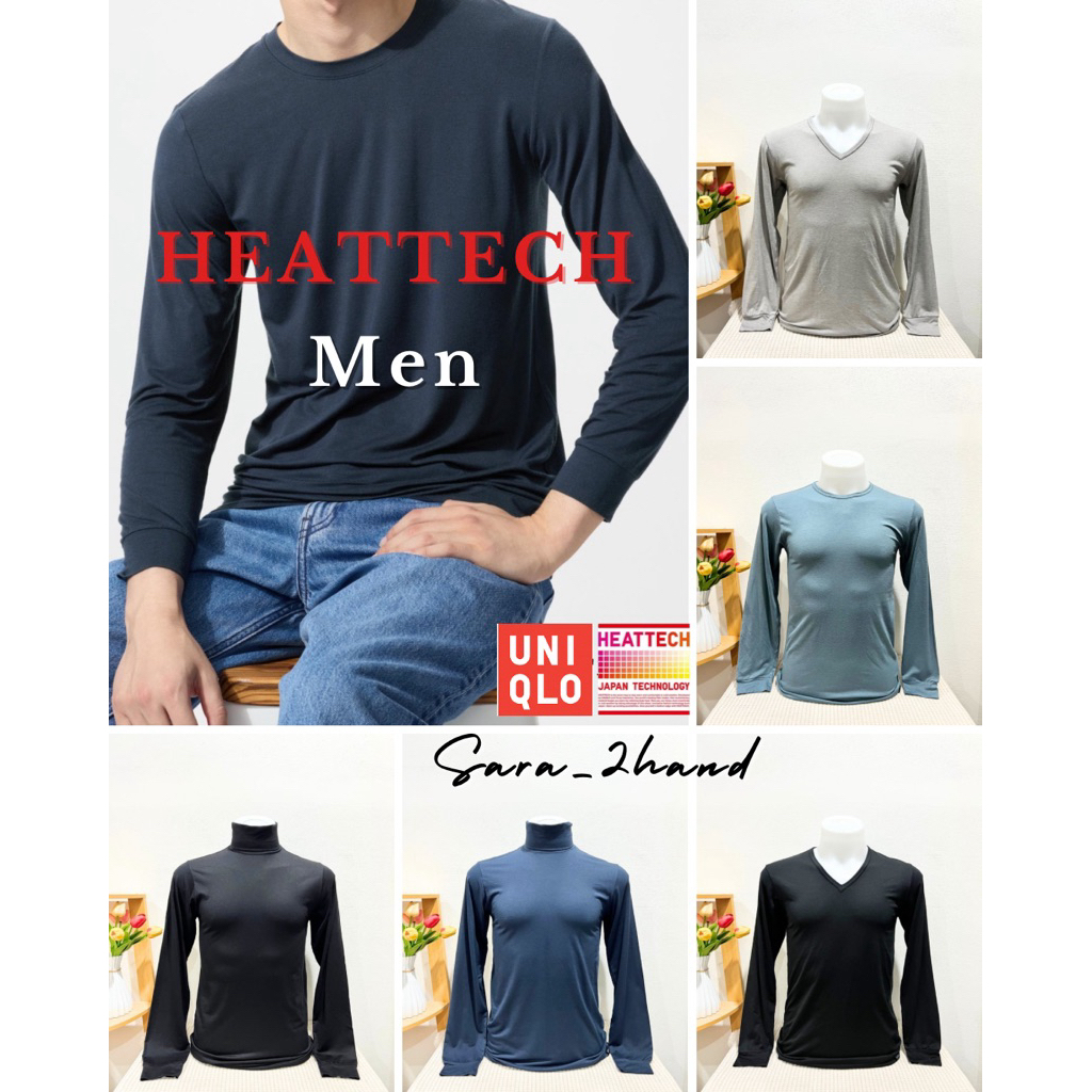 เสื้อ Heattech Uniqlo ผู้ชาย มือสอง