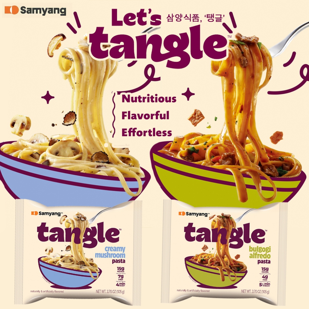 Samyang Tangle 삼양식품 탱글 ซัมยัง แทงเกิ้ล พาสต้าสไตล์เกาหลีพร้อมปรุง 195g