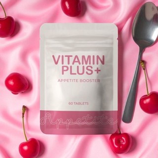 วิตามินพลัสเชอรี่ 1ซอง60เม็ด (เม็ดชมพู) เพิ่มนํ้าหนัก 4-8 กิ…