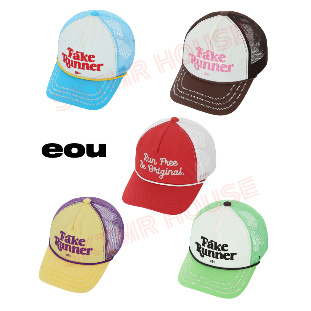 [พร้อมส่ง-ของแท้] หมวก EOU | Fake Runner, Run Free, Lightweight