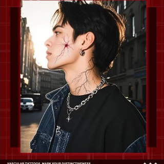 แทททูเส้นเลือด แผลปลอม TATTOO