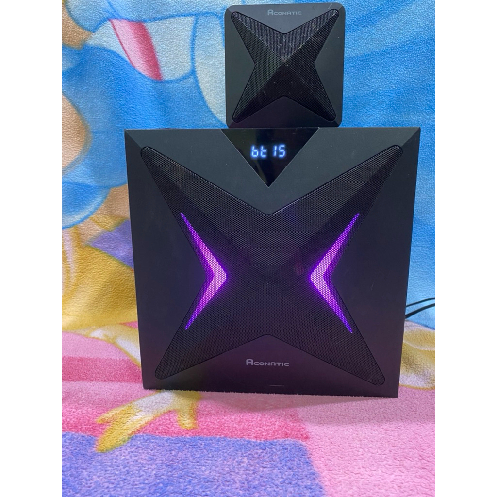 ลำโพงบลูทูธ Aconatic AN-SP558 ซึ่งเป็นชุดลำโพงมินิโฮมเธียเตอร์