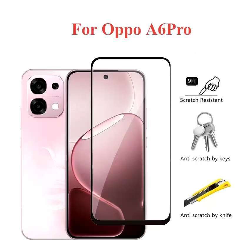 OPPO A6s 5G/OPPO A6c/OPPO A6t/Realme C85/Realme 15X 5G/OPPO A6 5G/OPPO A6xฟิล์มกระจกเต็มจอOPPO A6 Pr