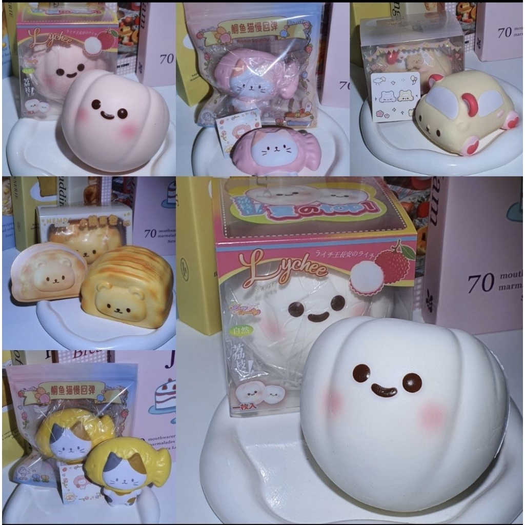 [พร้อมส่ง🇹🇭] สกุชชี่งานแบรนด์ตะกร้าหลัก อัพเดตตลอด มือ1 เนื้อเปียก / สโลว์ มีกลิ่นหอม | Tara Squishy