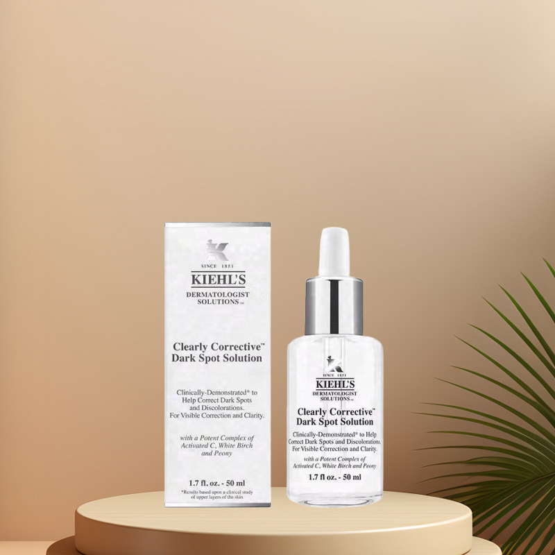 💖cod💖 KIEHL'S Clearly Corrective Dark Spot Solution 15ml/50ml/100ml เซรั่มบำรุงผิวหน้า ลดริ้วรอยดด่า