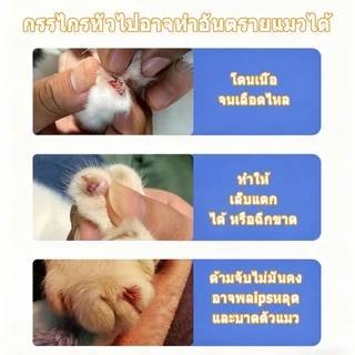 กรรไกรตัดเล็บ แมว กรรไกรตัดเล็บสุนัข ที่ตัดเล็บแมว สุนัขเล็ก ใช้ง่ายแม้มือใหม่ ใบมีดสแตนเลสทนทาน ใช้งานง่าย กรรไกรตัด