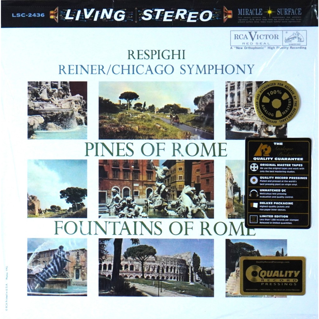 Fritz Reiner - Respighi: Pines of Rome & Fountains of Rome