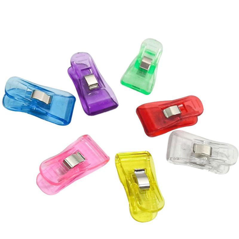 1 ชิ้น คลิปพลาสติก หนีบกระดาษ หนีบผ้า  สุ่มสี ขนาด 3.7x2x1.3cm