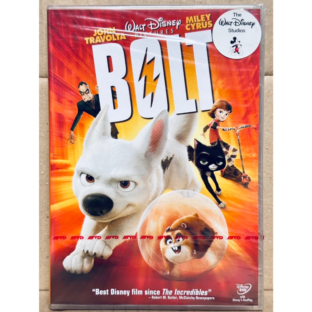 DVD : Bolt (2008) โบล์ท ซูเปอร์โฮ่ง ฮีโร่หัวใจเกินร้อย Walt Disney Animation Cartoon การ์ตูนดิสนีย์