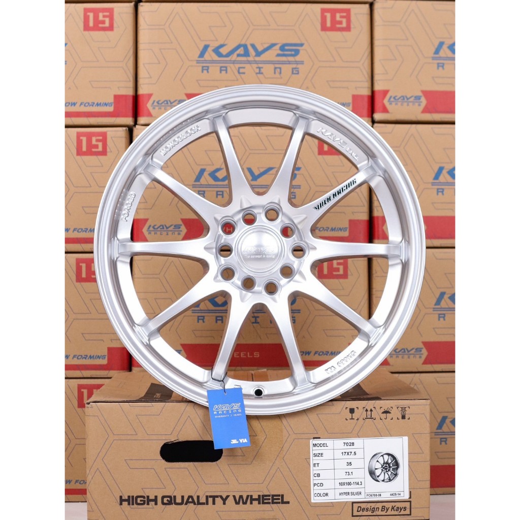 ล้อแม็กซ์ KAYS 7028  7.5*17นิ้ว 5รู 100