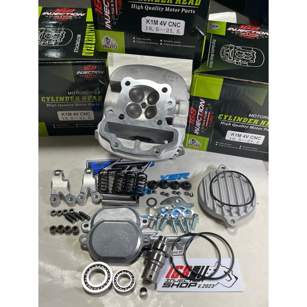 ฝาW110I แบรนด์168 INJECTION*K1M 4V CNC ปี2021-22*4วาล์วV18.5-21.5-4.5สินค้าได้ตามภาพ