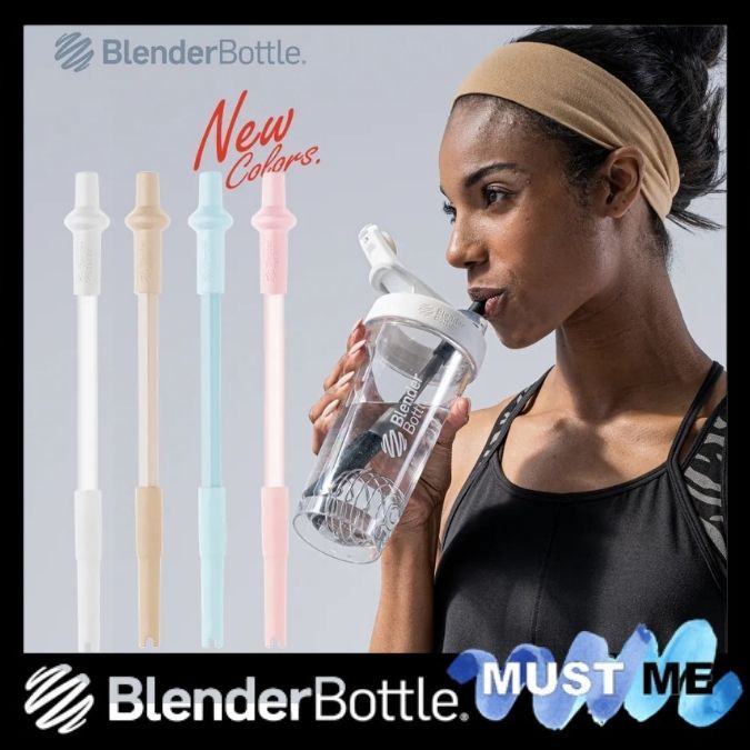 [Blender Bottle]หลอดแก้วเชค Blender Bottle Straw หลอดซิลิโคน สำหรับแก้วเชค BlenderBottle ของแท้