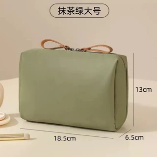 พร้อมส่ง💚 กระเป๋าเครื่องสำอาง ใส่ลิปสติก กันน้ำ มีช่อง ใส่เหรียญ