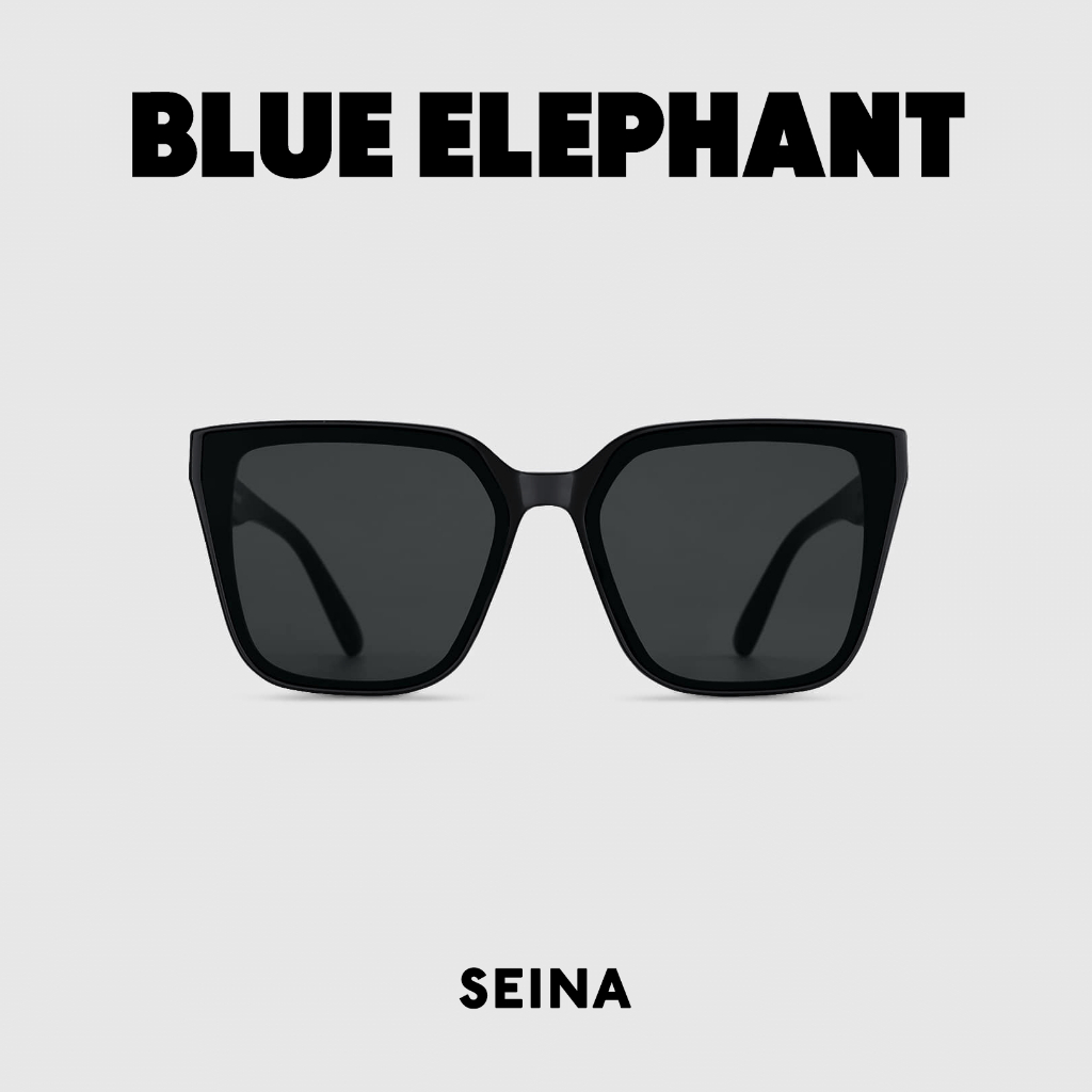 SUNGLASSES BLUE ELEPHANT - SEINA (Black , Khaki , Leopard , Red Wine)