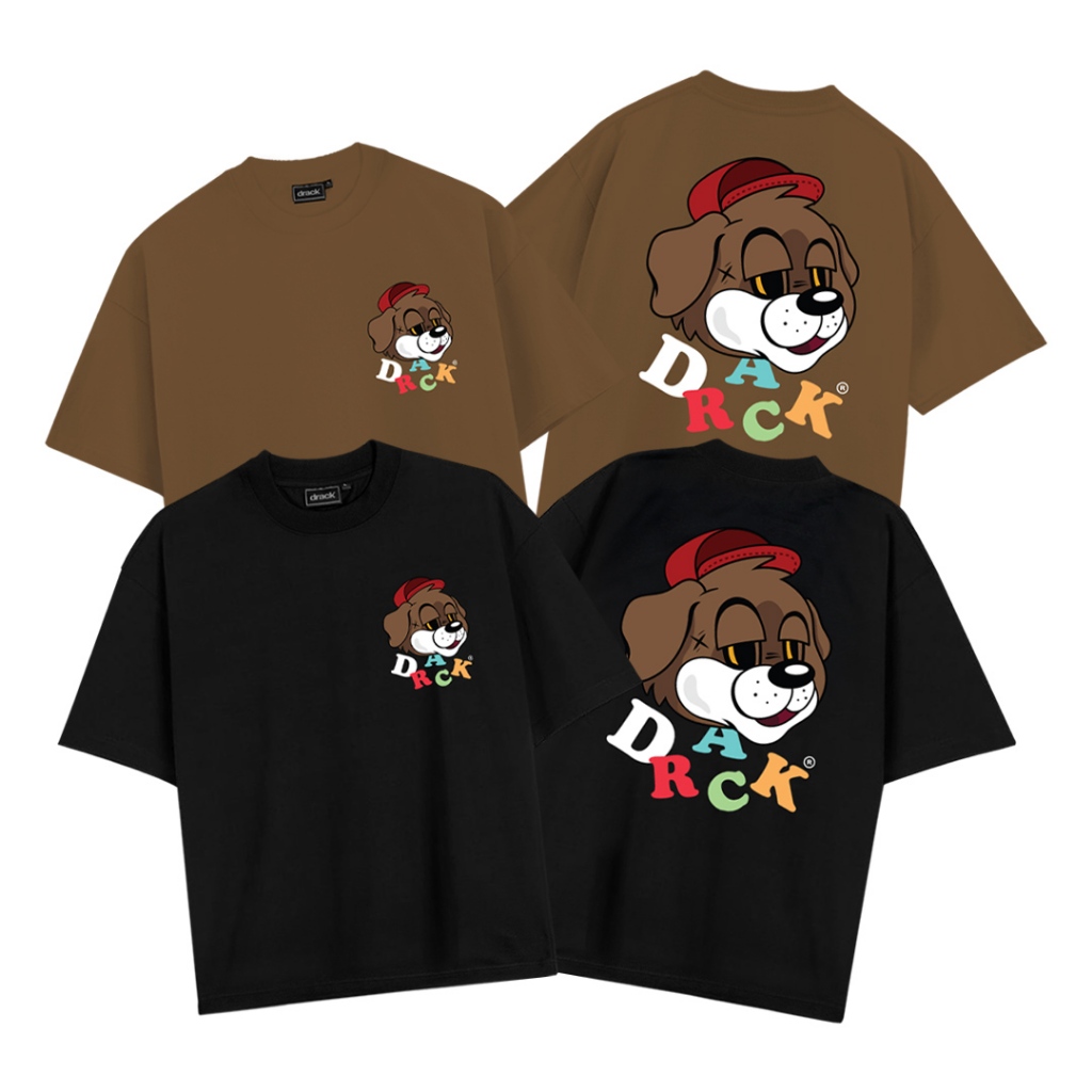 DRACK - DUFY สีดำ เสื้อยืดคอกลม