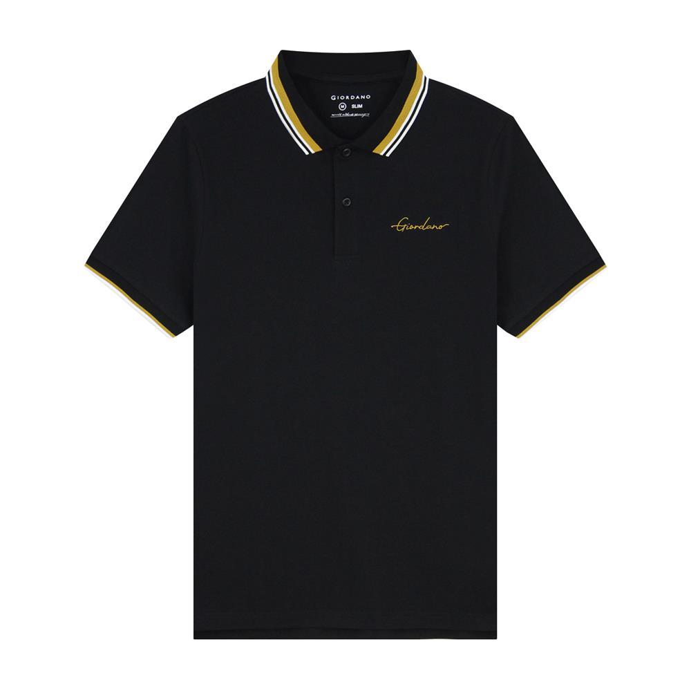 GIORDANO เสื้อโปโลผู้ชาย Men's Solid Polo 01015256