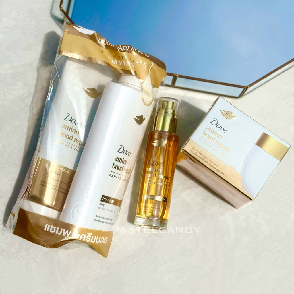 SALE🔥แท้💯% โดฟ อะมิโน บอนด์ รีแพร์ Dove Amino Bond Repair Shampoo Conditioner Treatment Mask Serum Oil Bi-Phase