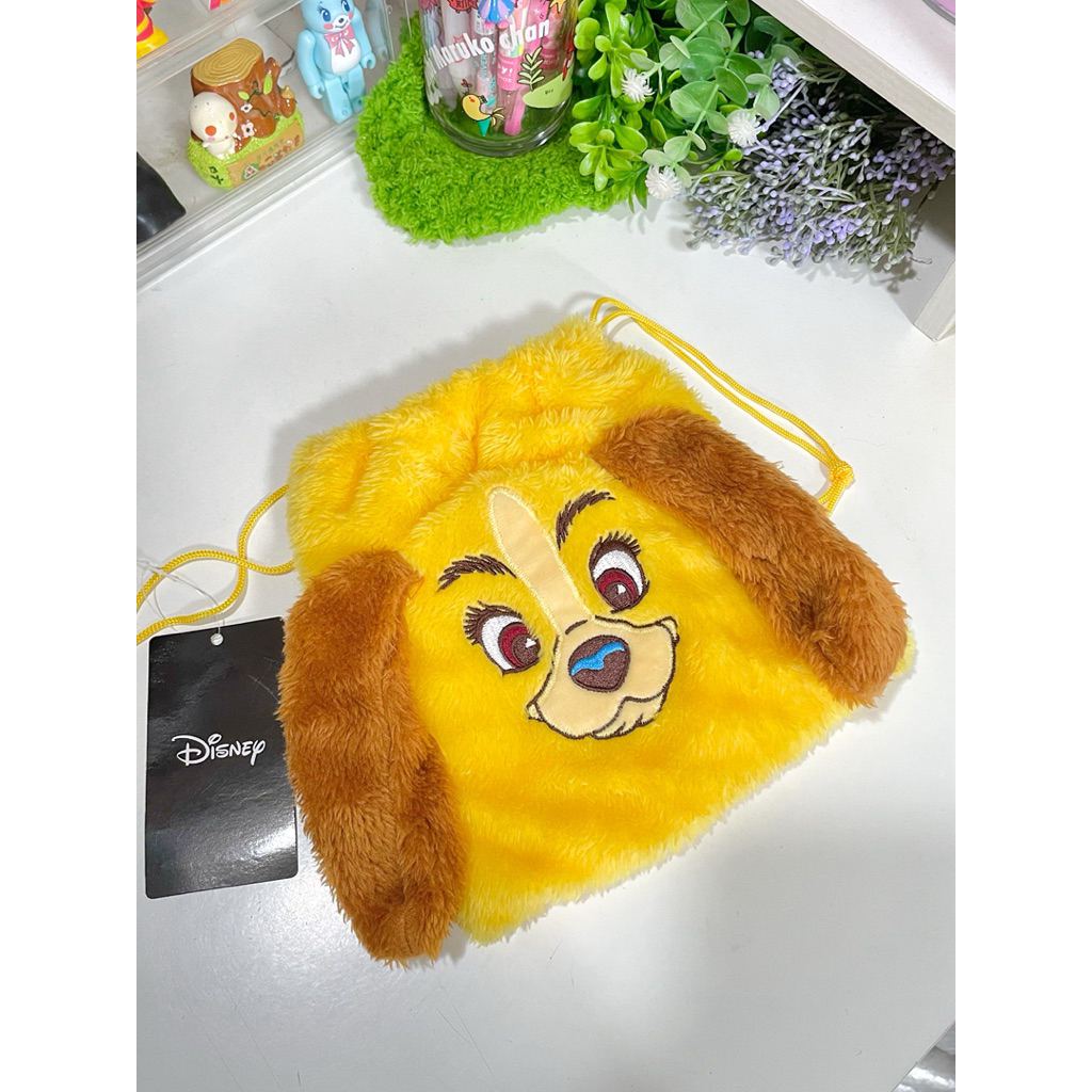 กระเป๋าหูรูด Lady and the Tramp น่ารักมาก ของแท้จากญี่ปุ่น🇯🇵