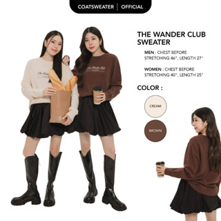 THE WANDER CLUB / coatsweater เสื้อสเวตเตอร์ผ้าทออย่างดี เหม…