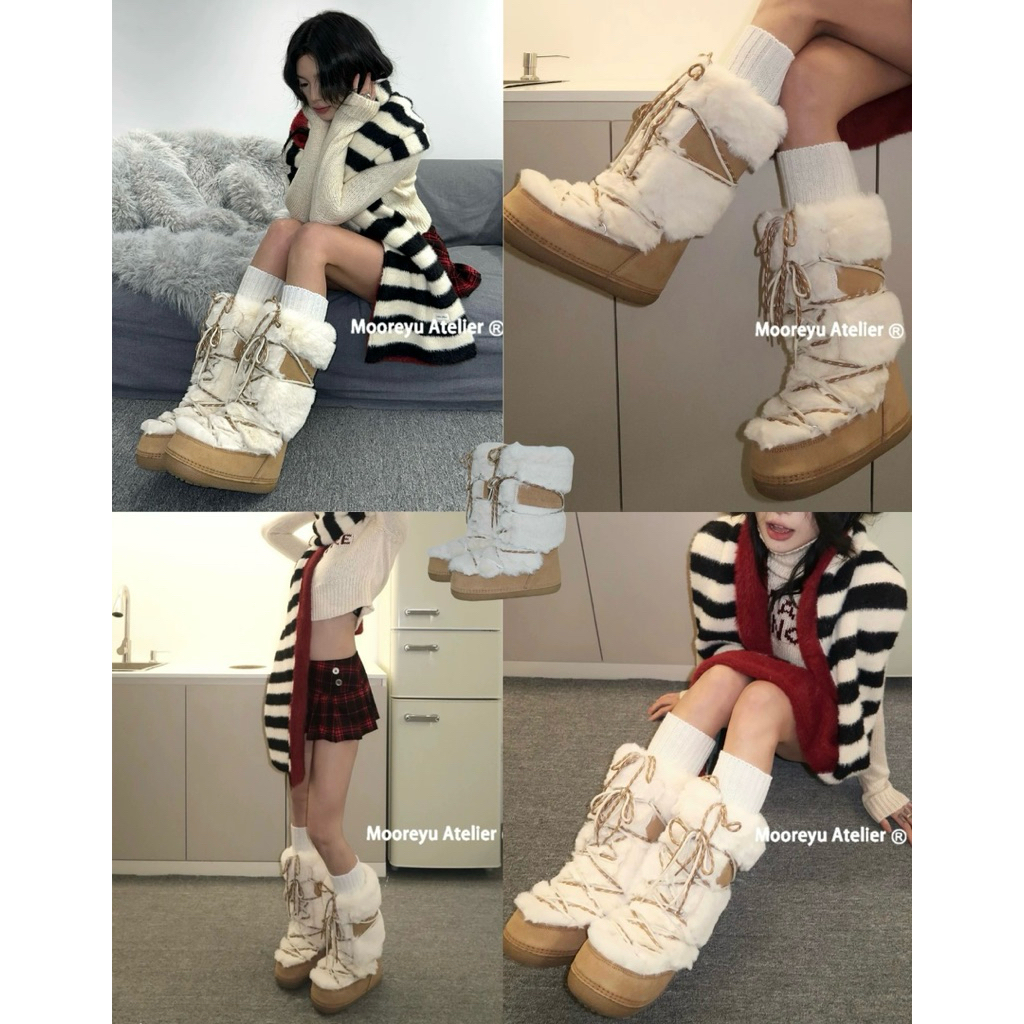 (ใช้โค้ดลดเพิ่ม 20%) MOOREYU BOOTS ❄️Winter Collection❄️