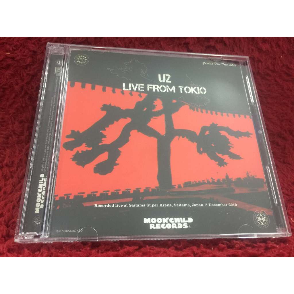 2CD U2 – Live From Tokio. Joshua Tree Tour 2019 สภาพตามรูปปก ZA131-14