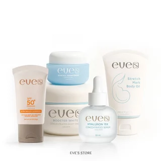 EVES อีฟส์ เซตคุณแม่ผิวหน้าผิวกายX5 ลดรอยแตกลาย รอยแผลเป็น ผิวหน้ากระจ่างใส คนท้องใช้ได้