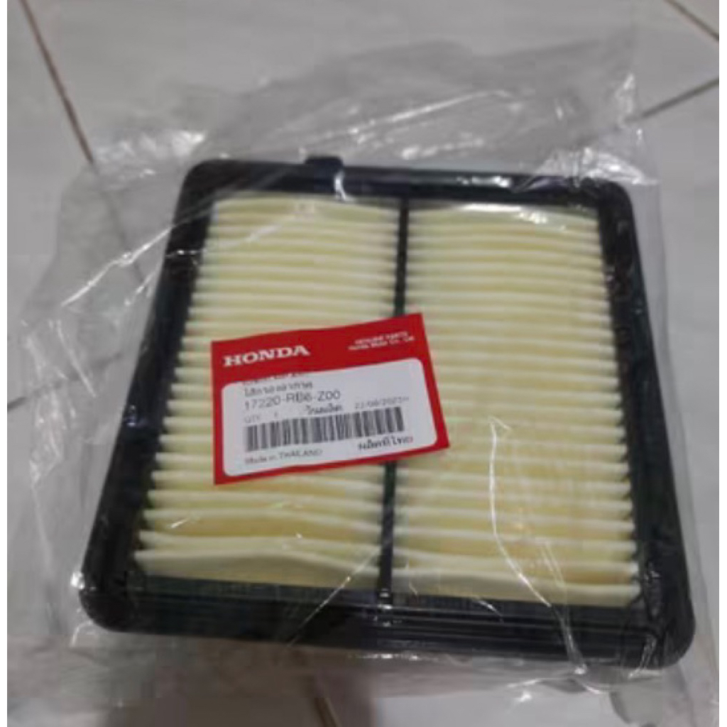 17220-RB6-Z00 กรองอากาศ Jazz GE ปี08-13,City 08-13 , Brio,Amaze , Freed ปี14-19 แท้ สินค้าตรงปก