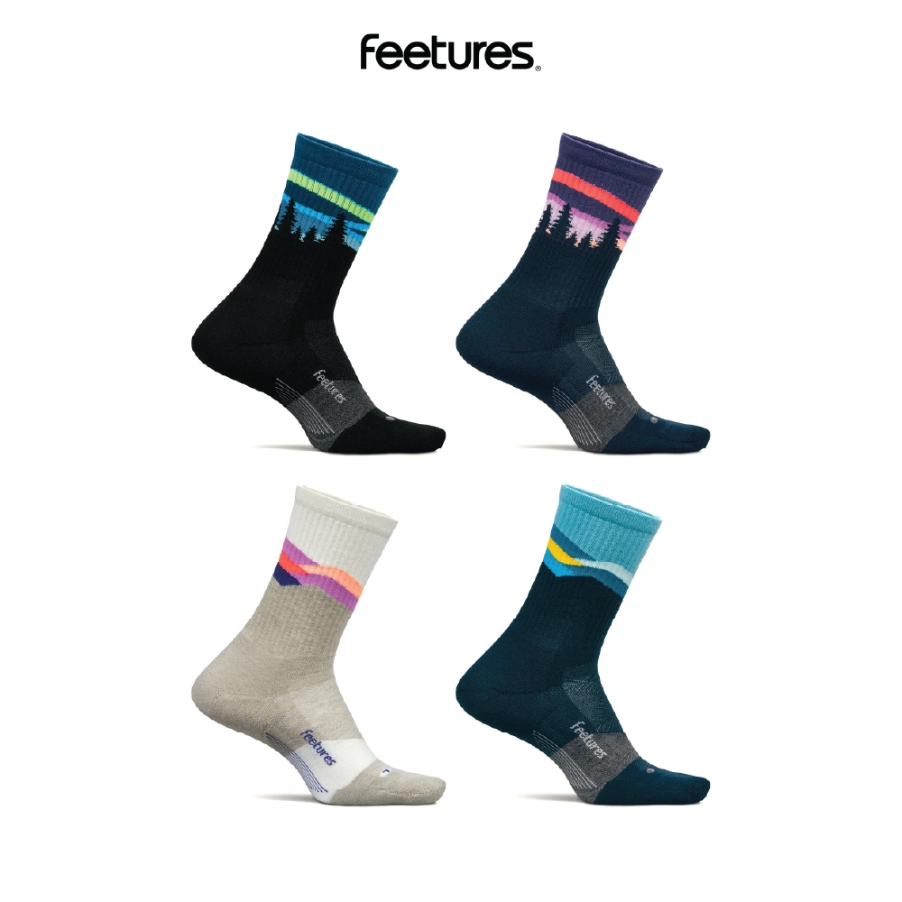 FEETURES TRAIL MAX CUSHION | MINI CREW | ถุงเท้าวิ่ง