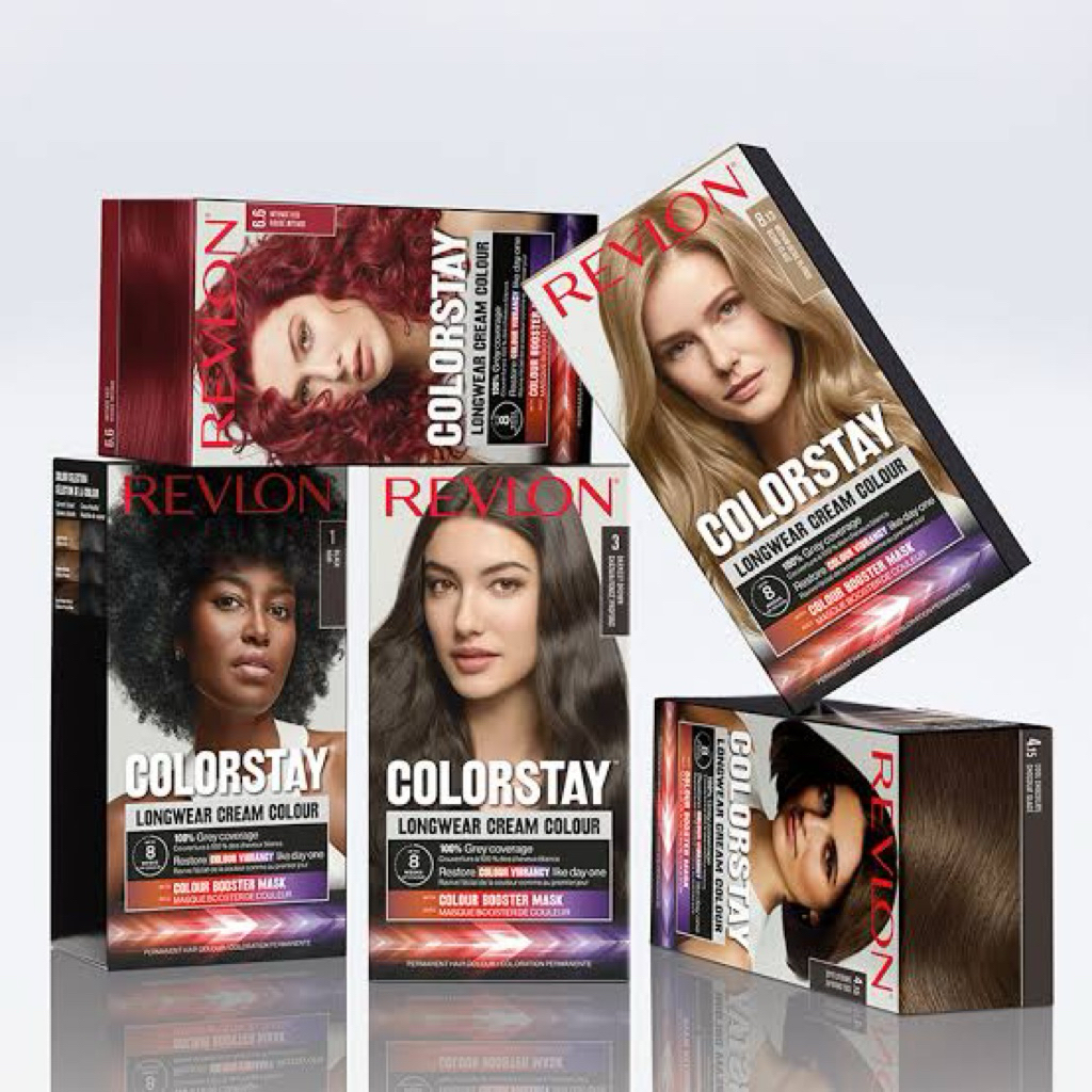 Revlon Colorstay Longwear Cream Color Vegan เรฟลอน คัลเลอร์สเตย์ ลองแวร์ ครีม คัลเลอร์ วีแกน ปิดผมขาว 100%