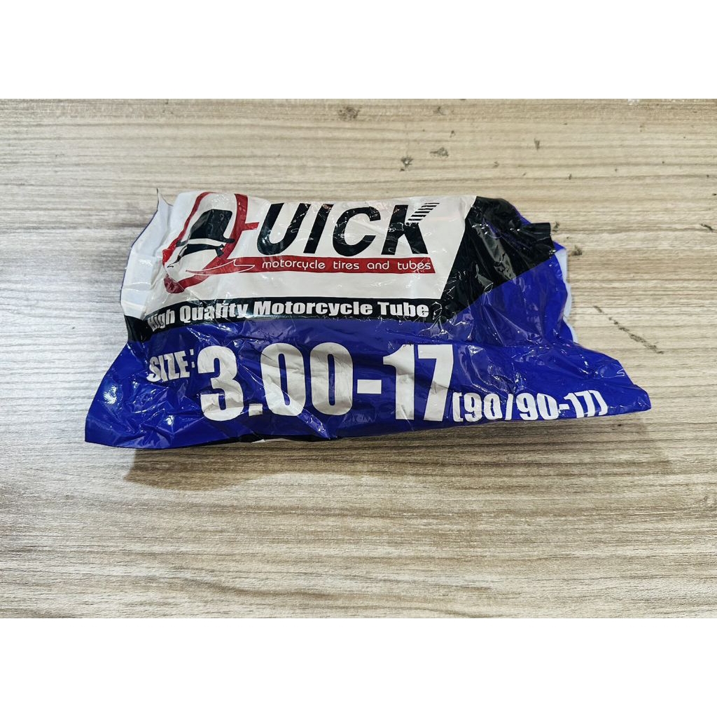 Q-UICK ยางในจักรยานยนต์ ยางในรถมอเตอร์ไซค์ ขอบ 3.00-17 (90/90-17) ยี่ห้อควิก