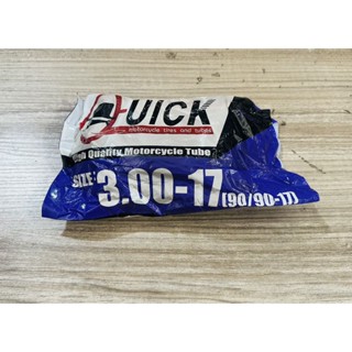 Q-UICK ยางในจักรยานยนต์ ยางในรถมอเตอร์ไซค์ ขอบ 3.00-17 (90/9…