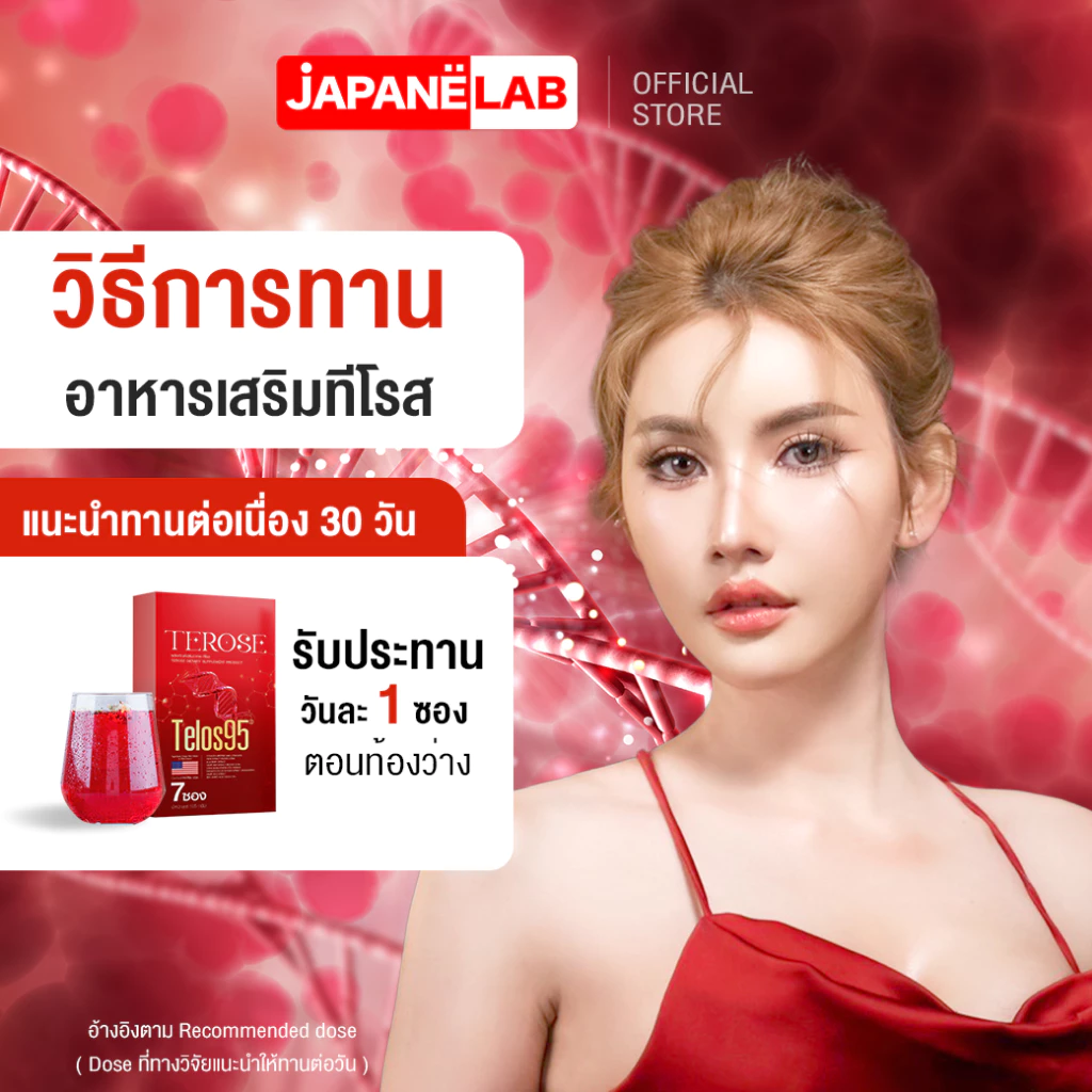 TELOS95 วิตามินอาหารเสริมชะลอวัย JAPANELAB thumbnail 4