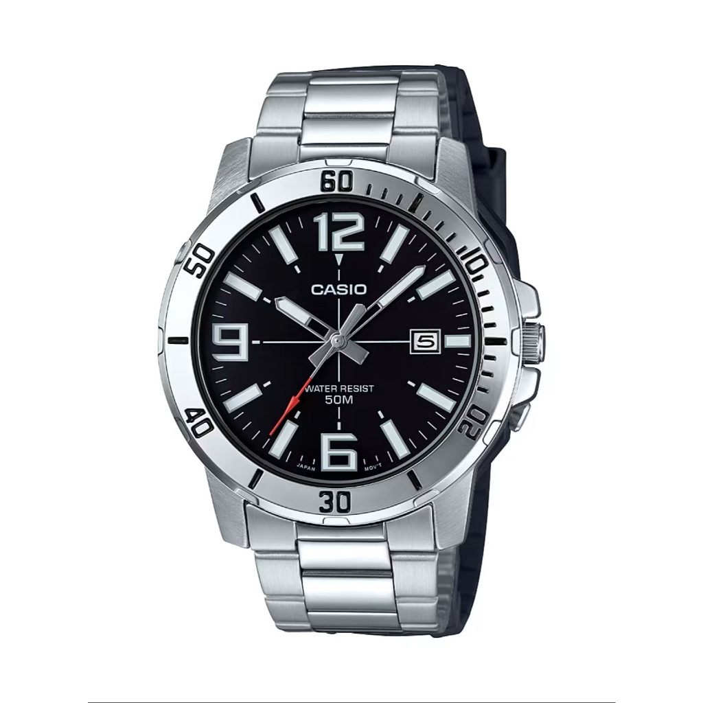 Casio นาฬิกาข้อมือผู้ชาย MTP-VD01D-1BVUDF Sporty Men’s Watch Quartz