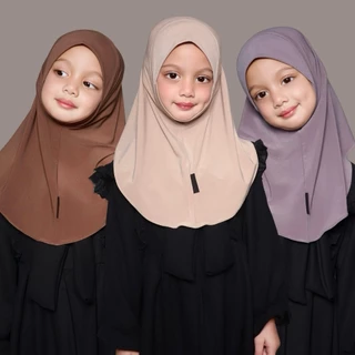 Kids! Sairahijab Layla Ready to go! ผ้าคลุมสวมยืดสำหรับเด็ก