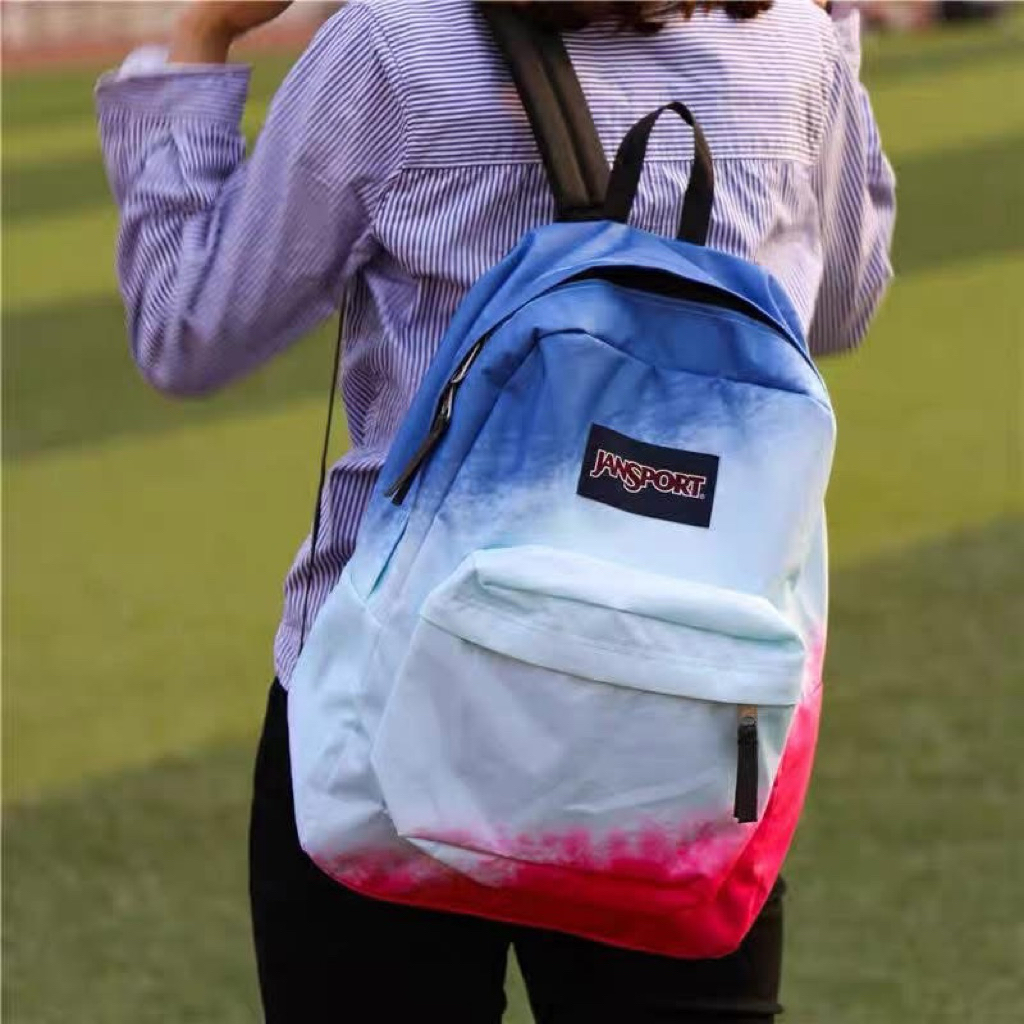 เป้ jansport หายากสีนี้ ไล่สี หายากมากๆ แท้100%