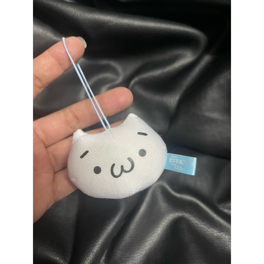 พวงกุญแจ Kaomoji 🐱 Cat ear mascot emoticon AMUSE พวงเริ่มยืด