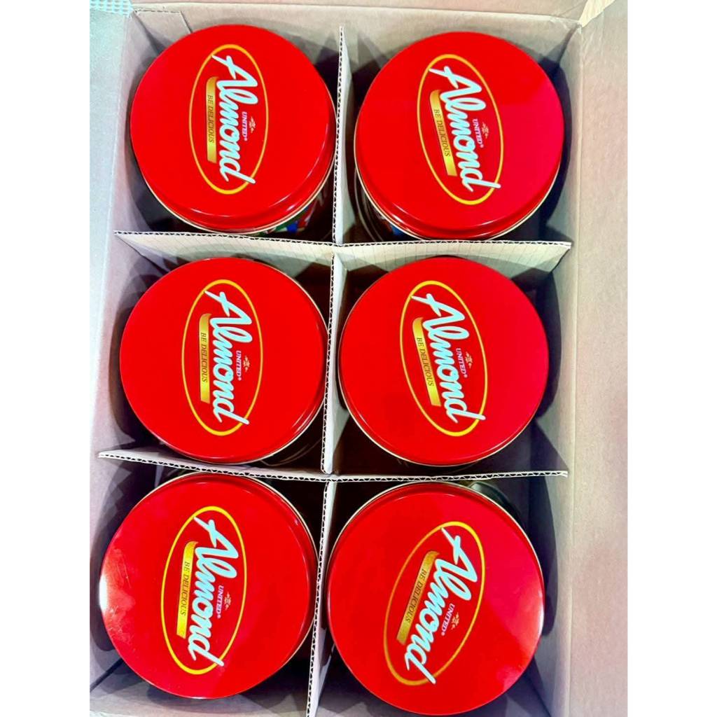 กินเพลิน✨192 กรัม อัลมอนต์เคลือบช็อกโกแลต United Almond รุ่นกระป๋อง - รูปที่ 5