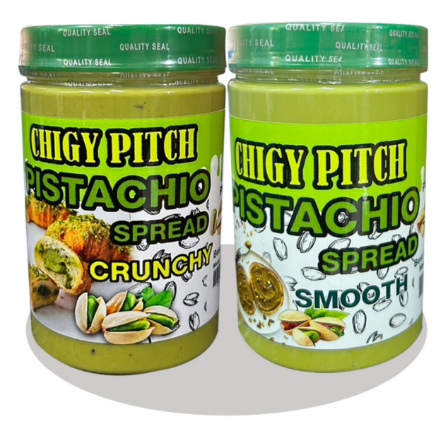 Chigy Pitch Spread  Pistachio แยมพิสตาชืโอ มี 2 แบบ น้ำหนัก 500 กรัม  นำเข้าจากมาเลเฃีย