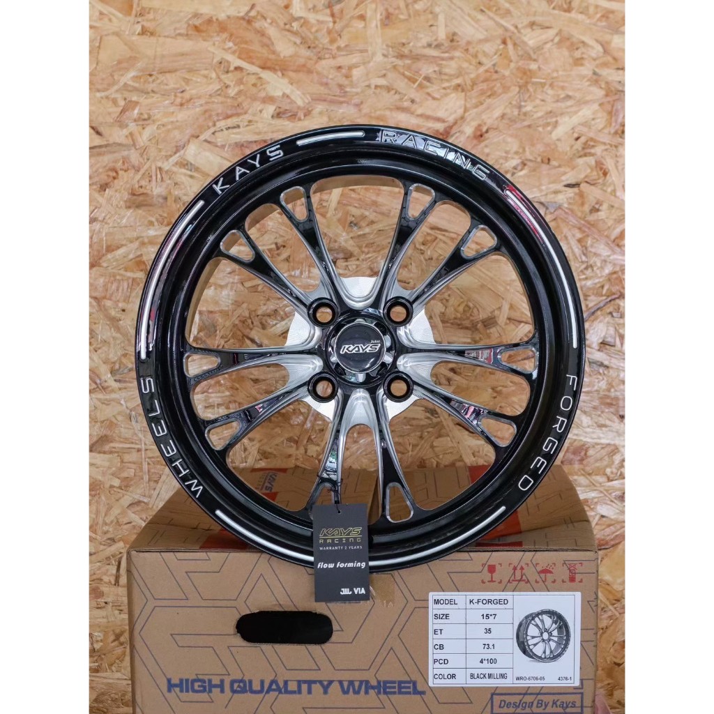 ล้อแม็กซ์ KAYS K-FORGED 7*15นิ้ว 4รู 100