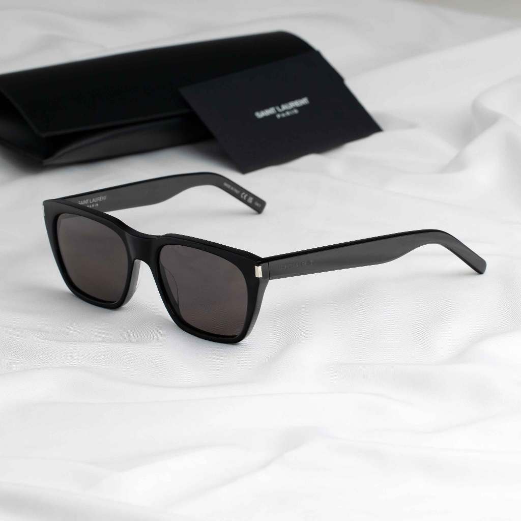 แว่นกันแดด YSL : SL 598 001 SIZE 56 MM. (BLACK-BLACK-BLACK)