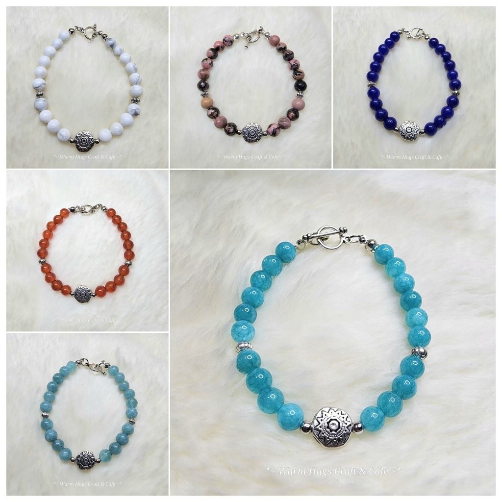 Stainless Steel Bracelet >> สร้อยข้อมือหินนำโชค 🔮 EVIL EYE 🧿 กำไลหินมงคล หินแท้ เสริมพลัง เสริมดวง เครื่องประดับสายมู