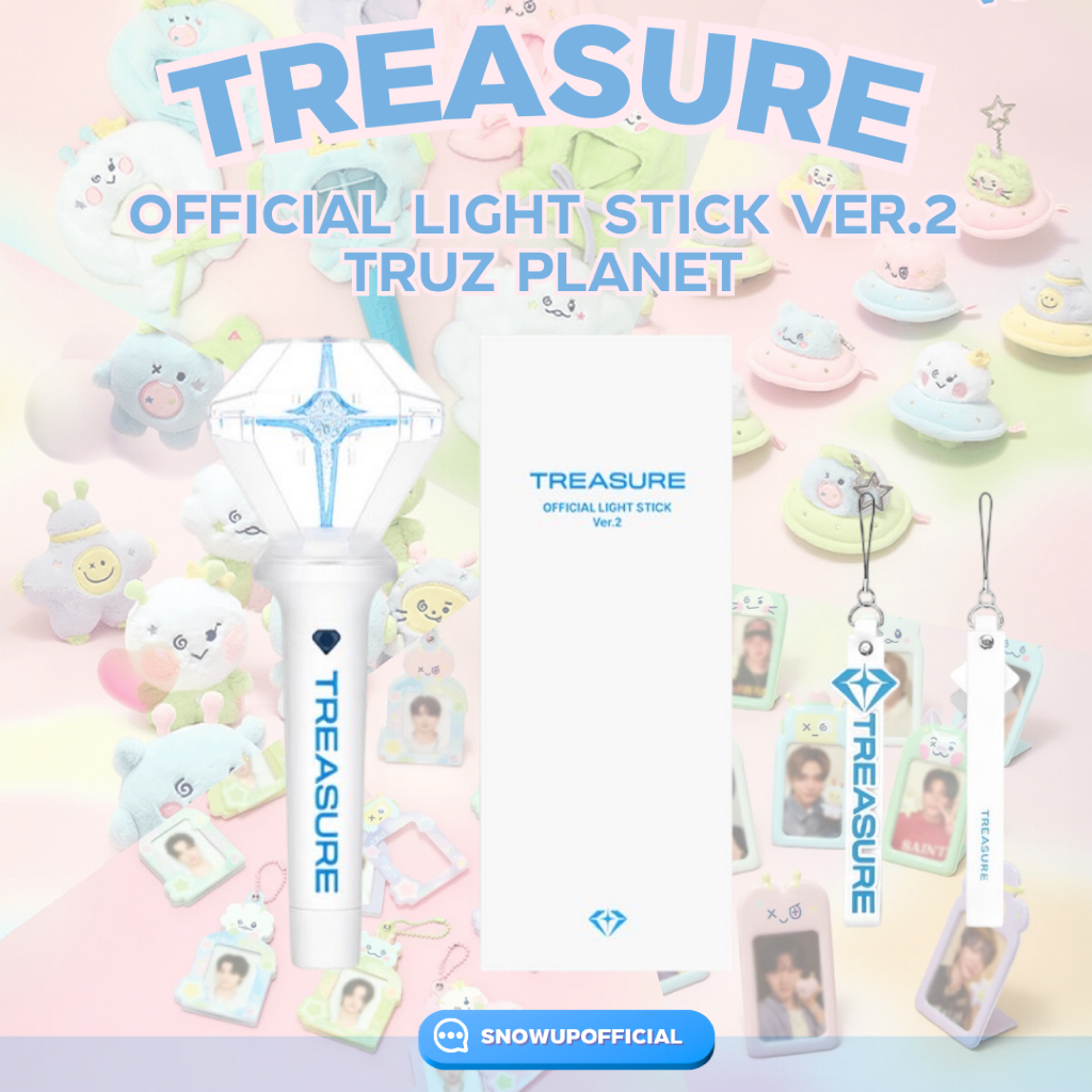 แท่งไฟ TREASURE OFFICIAL LIGHT STICK Ver.2 & LOGO STRAP TRUZ PLANET CAPE / mini PLUSH KEYRING / PHOTOCARD HOLDER / FRAME