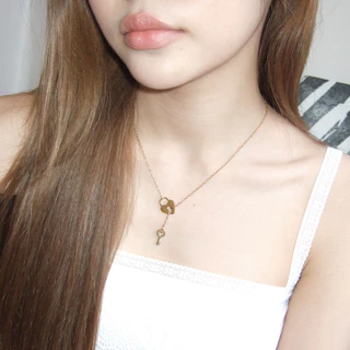 house of peony | A secret of heart necklace
