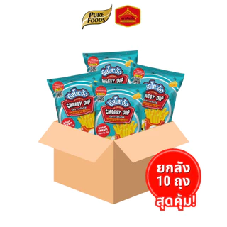 (ยกลัง 10 ถุง) มีฮาลาล ชีสโตะจัง ชีสซี่ดิป รสซาวครีมและชีส ขนาด 800 g จิ้มเฟรนซ์ฟรายส์ ไก่ทอด ของทอด